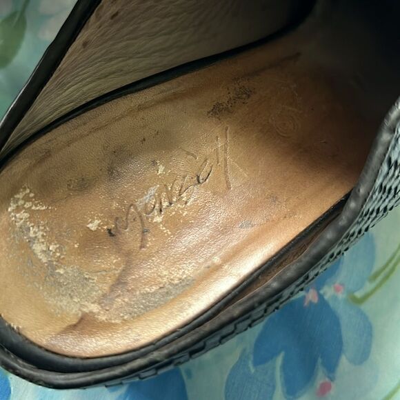 Marsell Woven Peeptoe Heeled Mules - 37 - Picture 5 of 14